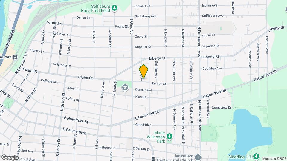 1034 Fenton St Mapa y Detalles de la Ubicación