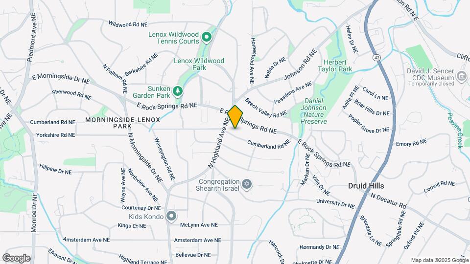 1146 Cumberland Rd NE Map and Location Details