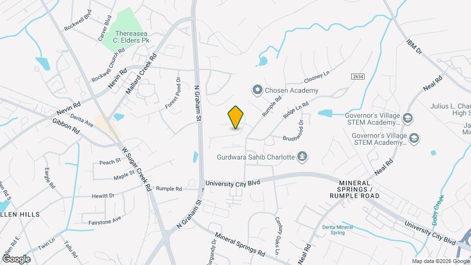 6705 Rain Creek Way Mapa y Detalles de la Ubicación