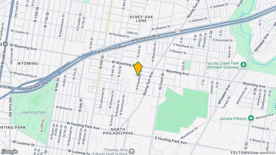 4604 N Palethorp St Map and Location Details