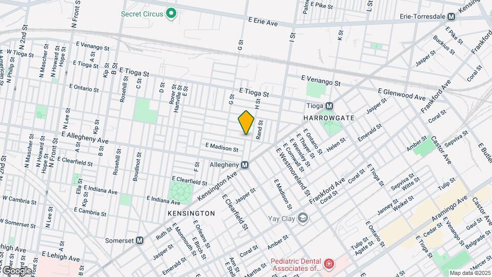 861 E Westmoreland St Map and Location Details