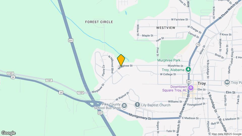 604 Murphree St Map and Location Details