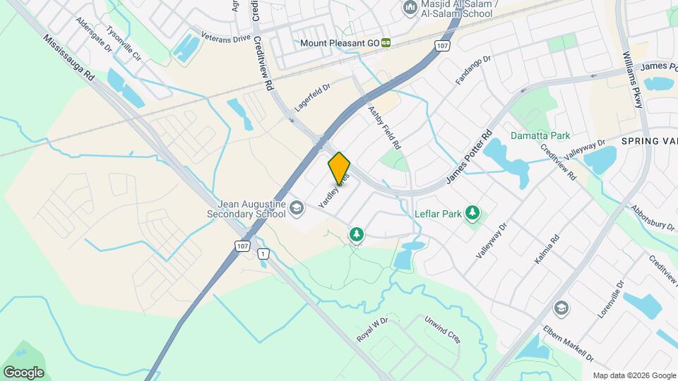 27 Yardley Cres Map and Location Details