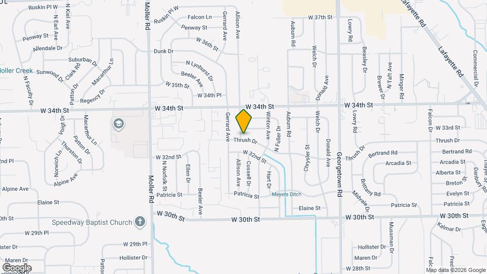 5126 Thrush Dr Map and Location Details