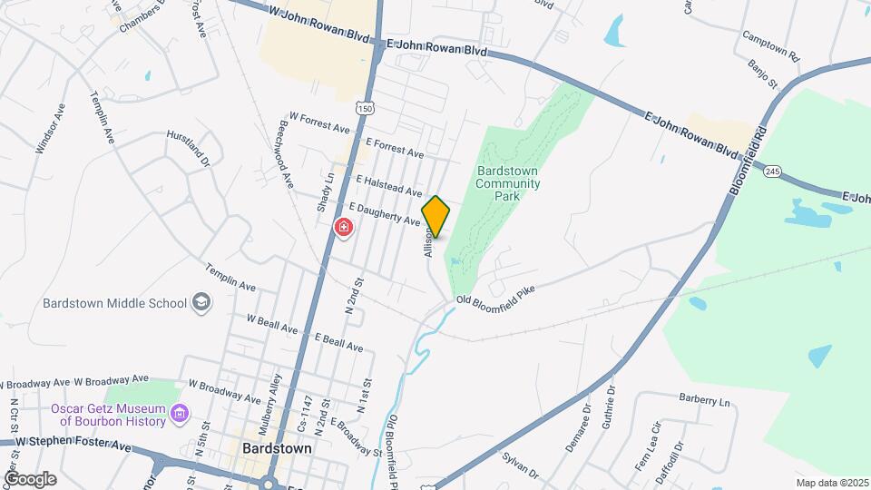 403 E Daugherty Ave Map and Location Details