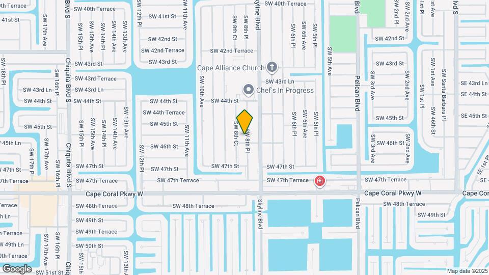 4532 SW 8th Pl-Unit -A Map and Location Details