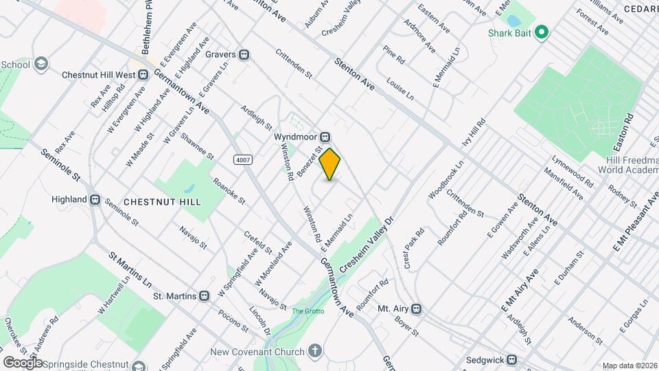 125 E Moreland Ave Map and Location Details