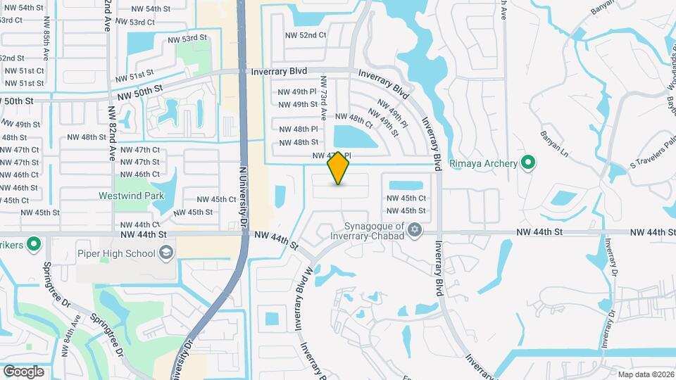 7200 NW 46th St Map and Location Details