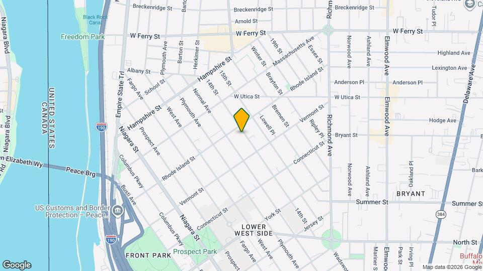 318 14th St Map and Location Details