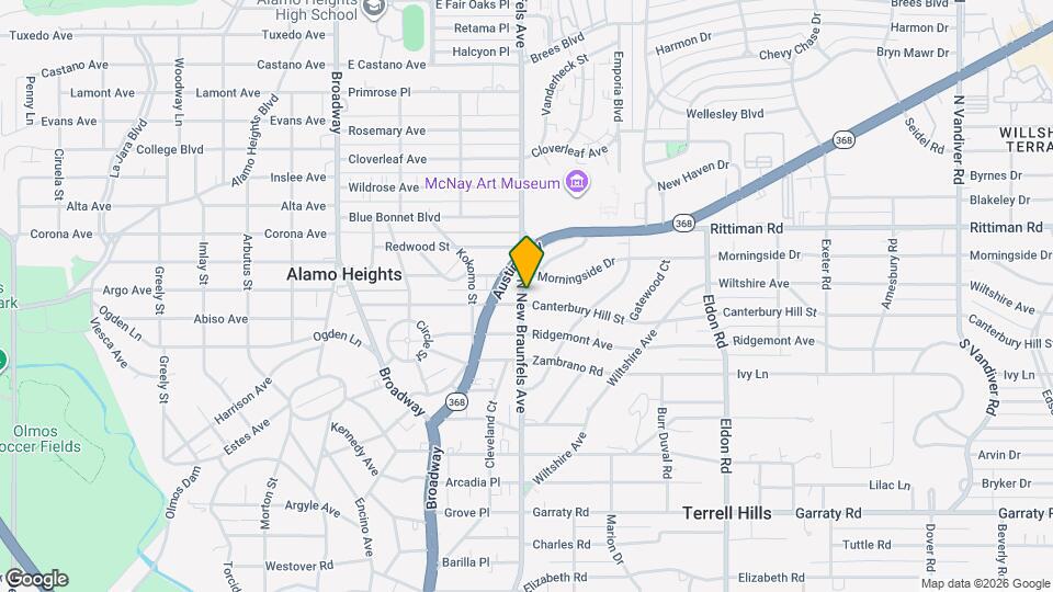 101 Canterbury Hill St Map and Location Details