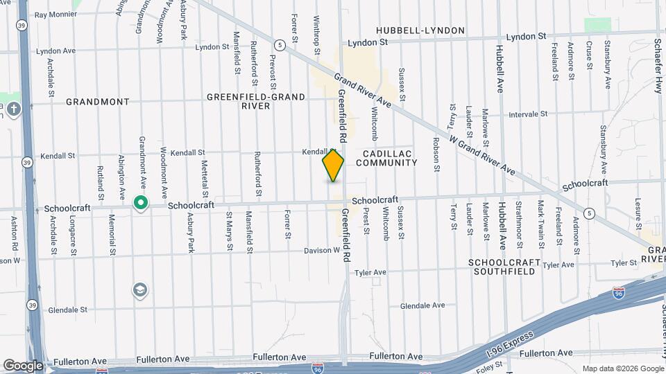 13944 Winthrop St Mapa y Detalles de la Ubicación