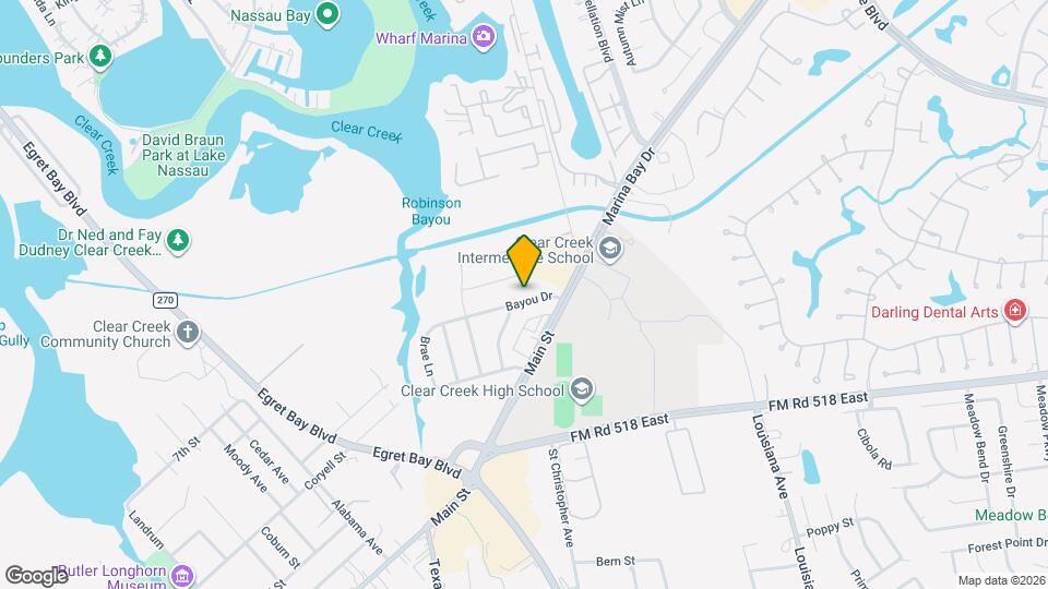 2414 Bayou Dr Map and Location Details