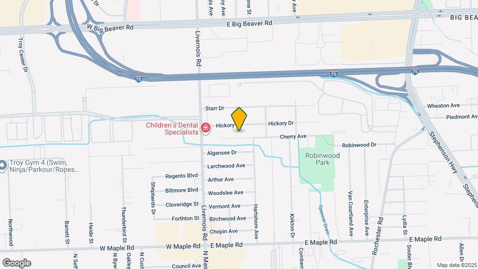 163 Cherry Ave Map and Location Details