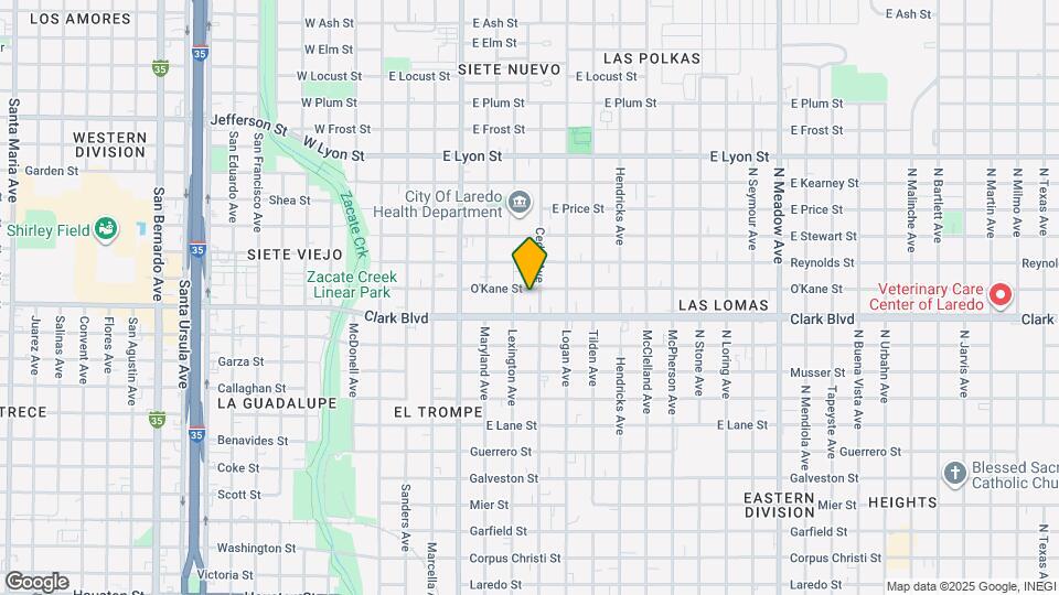 615 O'Kane St Map and Location Details