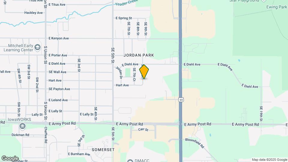 5907 SE 8th St Map and Location Details