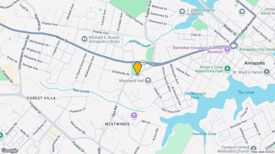 800 Carrollton Ave Map and Location Details