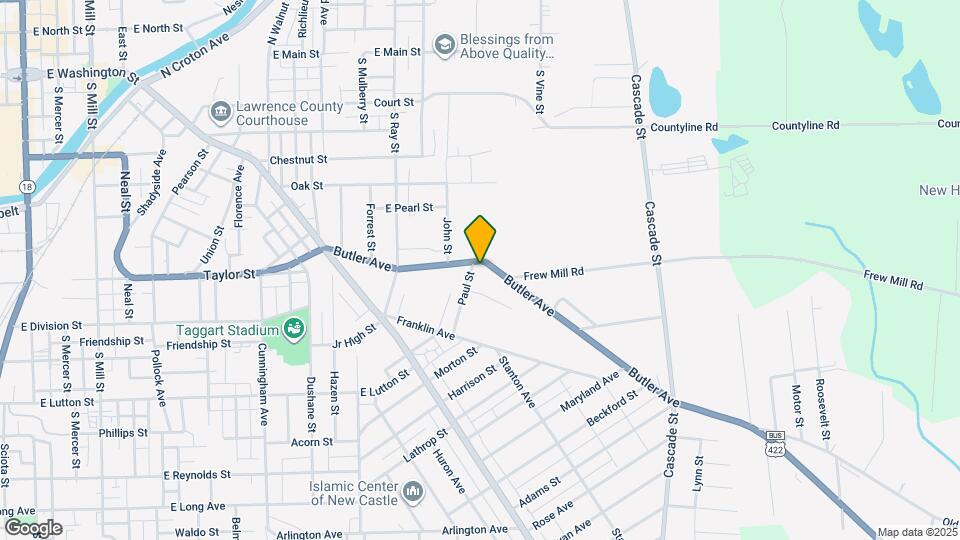 1004 Butler Ave Map and Location Details