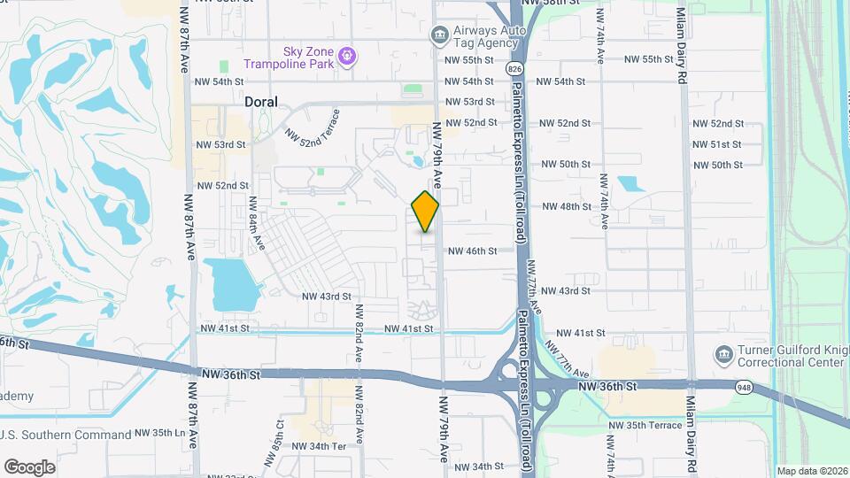4510 NW 79th Ave, Unit Doral Gardens Mapa y Detalles de la Ubicación