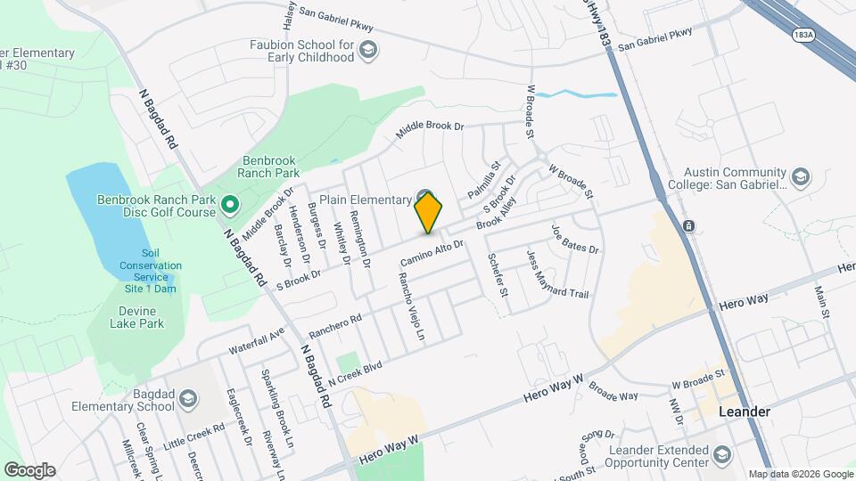 520 S Brook Dr Mapa y Detalles de la Ubicación