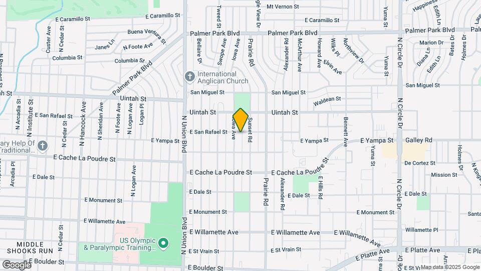 1023 Iowa Ave Mapa y Detalles de la Ubicación