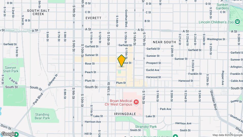 1436 Peach St Mapa y Detalles de la Ubicación