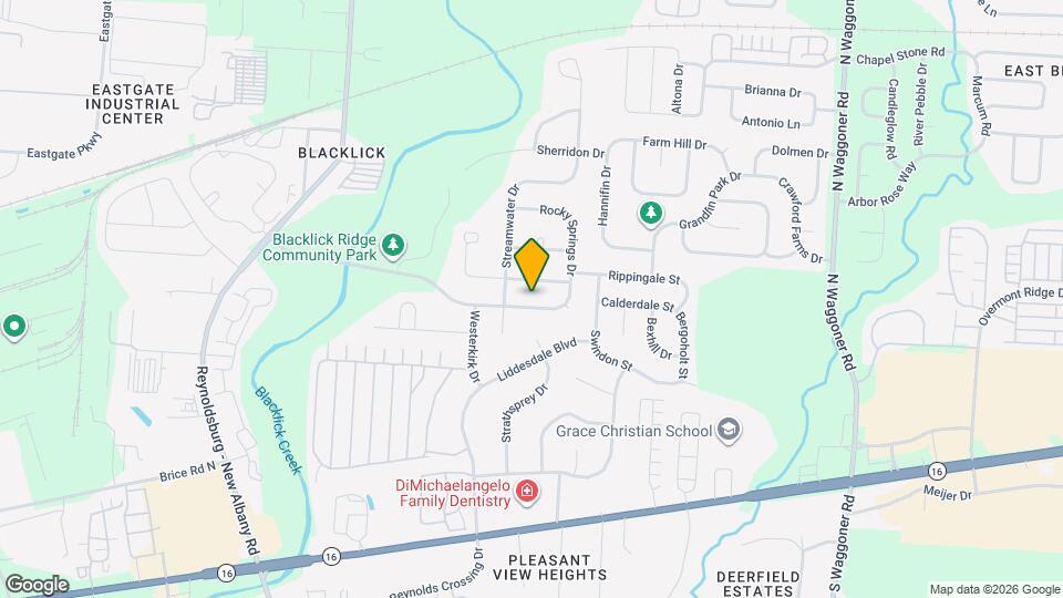 7630 Blacklick Ridge Blvd Mapa y Detalles de la Ubicación