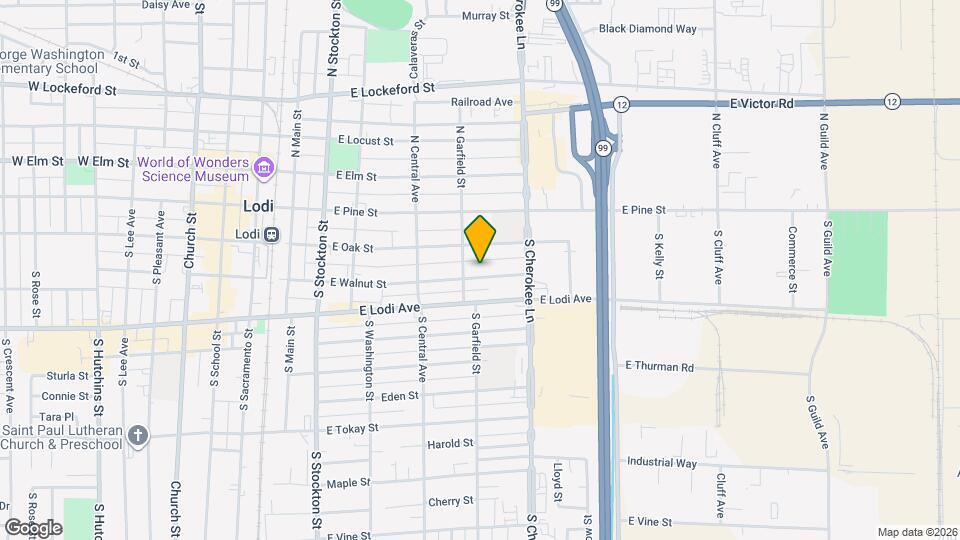 513 E Walnut St Map and Location Details