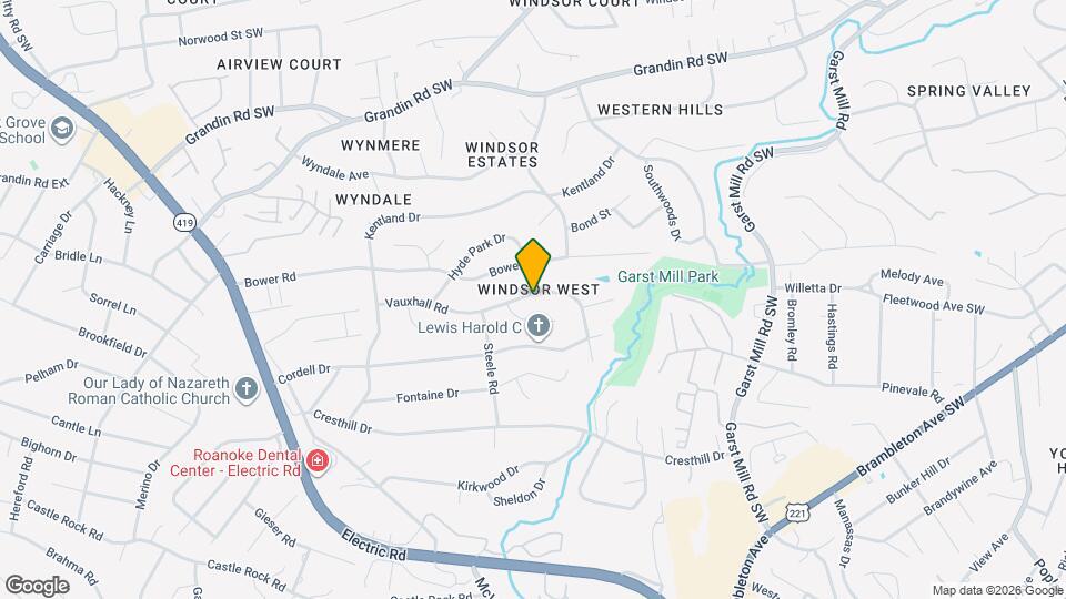 3810 Vauxhall Rd Map and Location Details