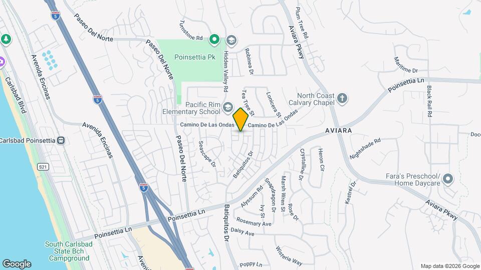 6825 Pear Tree Dr Map and Location Details