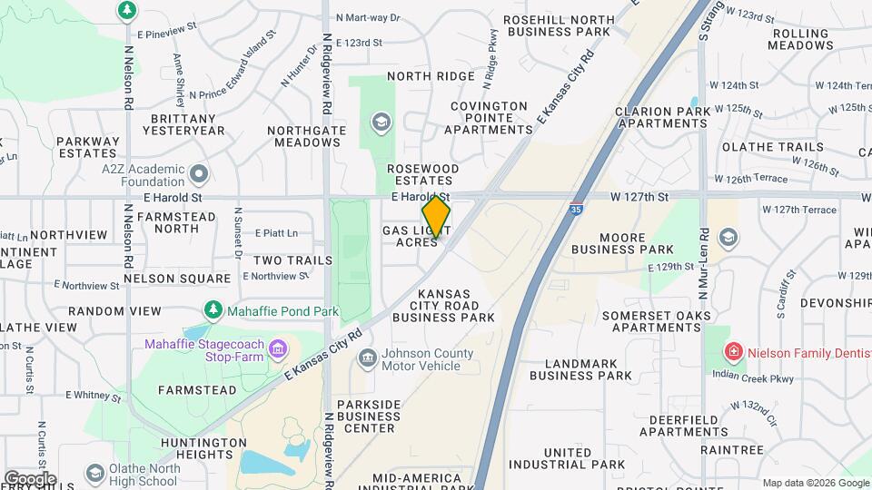 1602 E Kansas City Rd Mapa y Detalles de la Ubicación