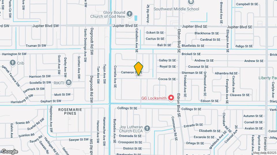 799 Caballero Ave SE Map and Location Details