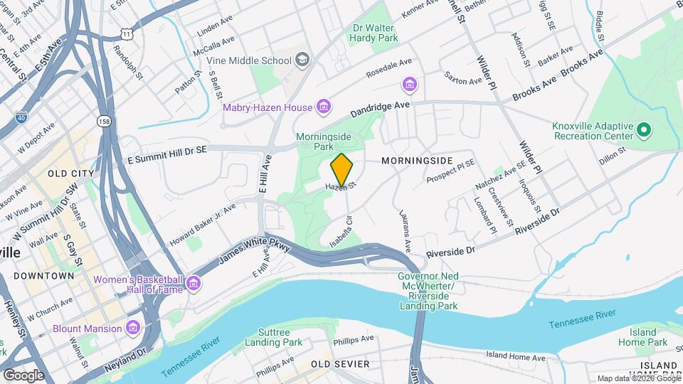 1616 Hazen St Map and Location Details