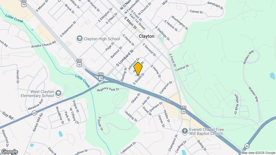 418 S Smith St Map and Location Details