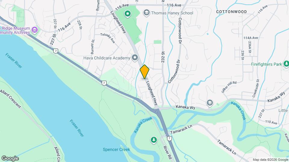 23108 Lougheed Hwy. Map and Location Details