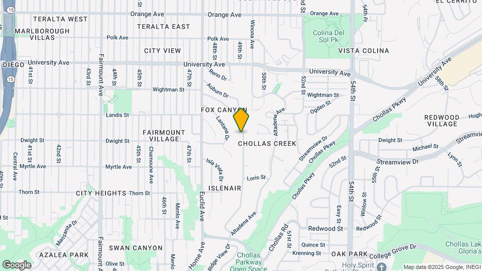 5011 Auburn Dr Mapa y Detalles de la Ubicación