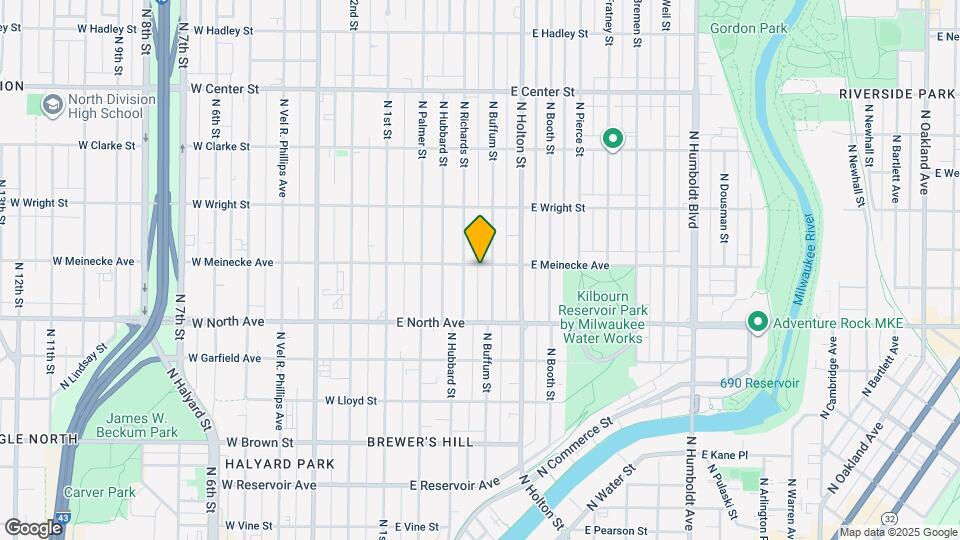 321 E Meinecke Ave Map and Location Details