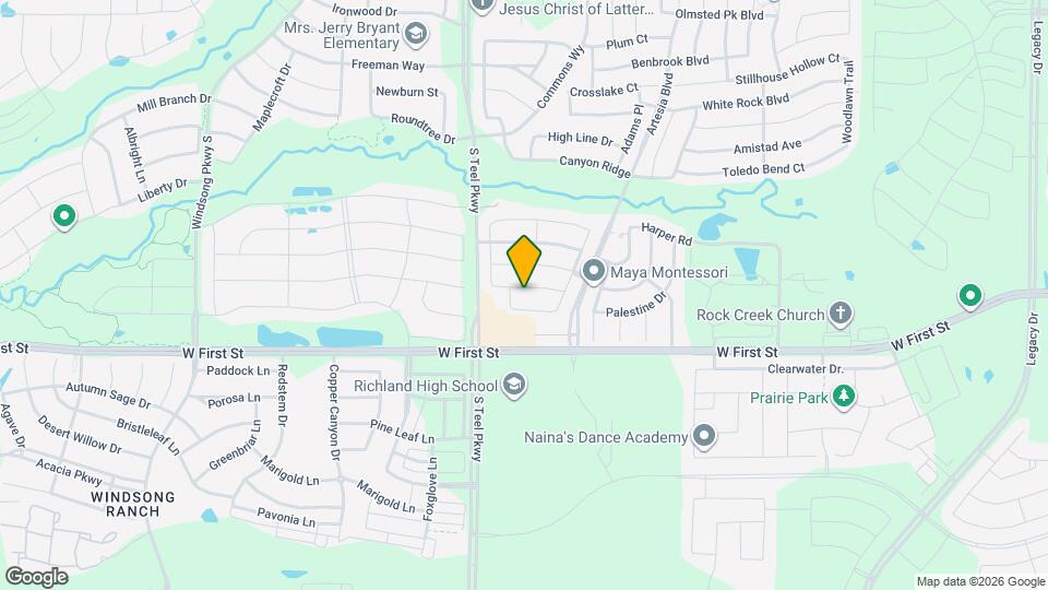 15928 Holly Crk Mapa y Detalles de la Ubicación