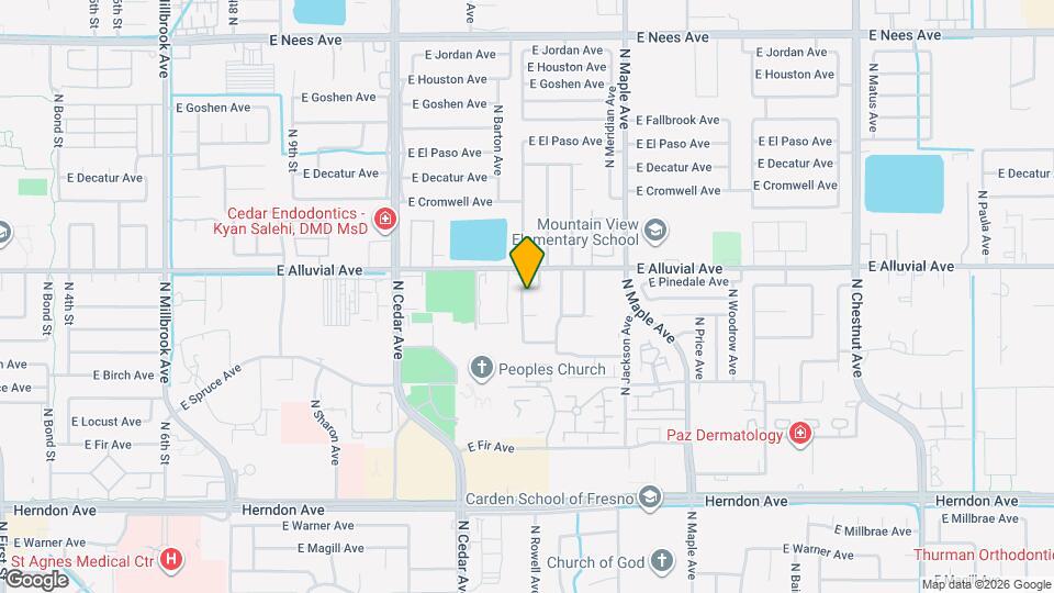 7440 N Mansionette Dr Map and Location Details