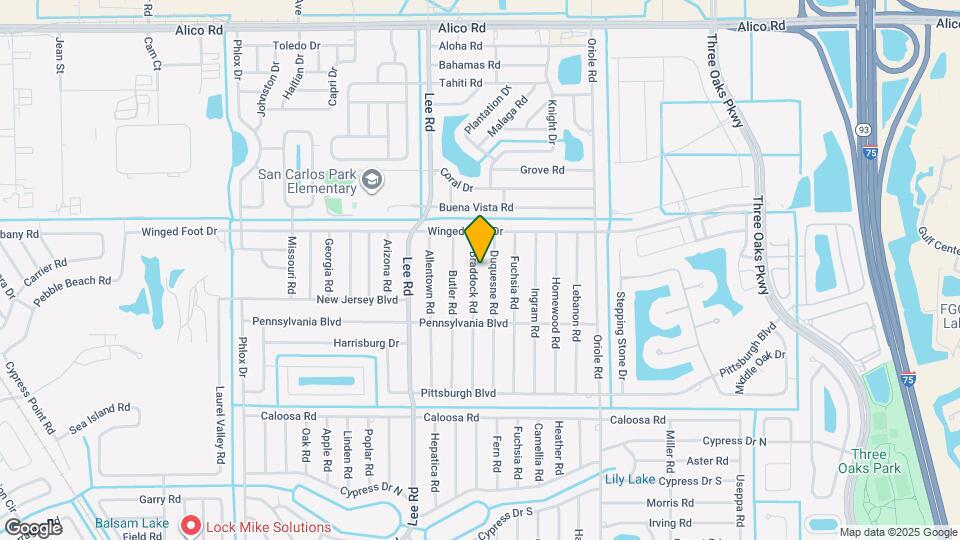 17409 Braddock Rd Map and Location Details