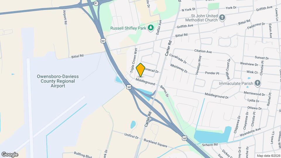 2713 Middleground Map and Location Details