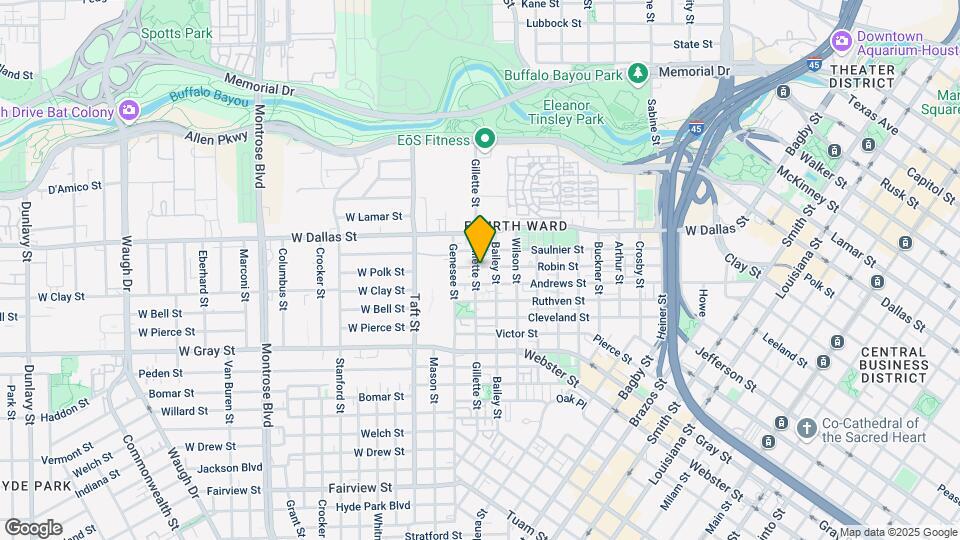 1201 Gillette St Map and Location Details