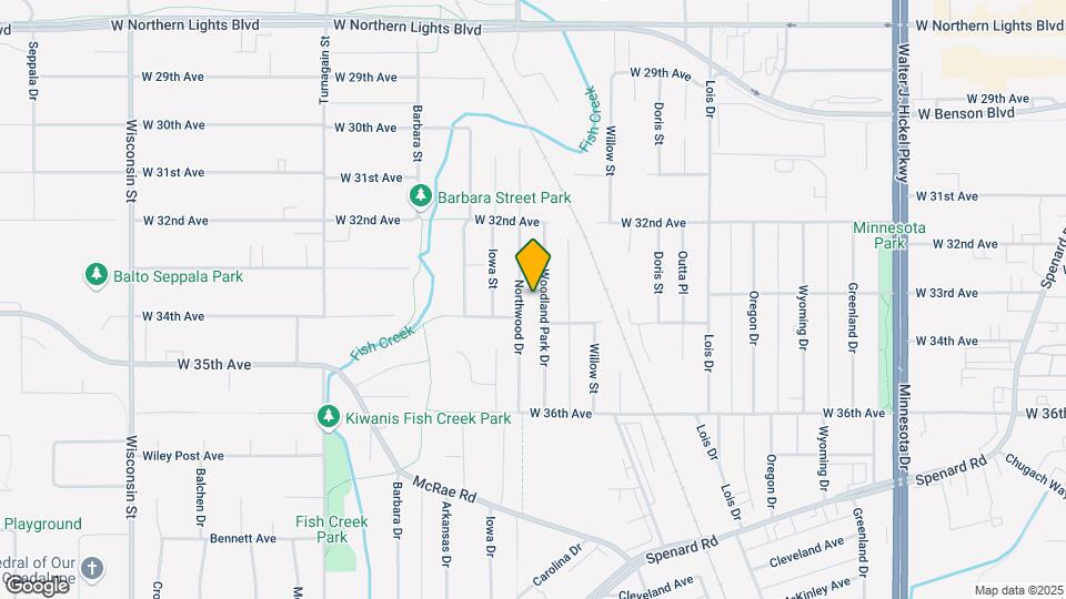 3306 Woodland Park Dr Map and Location Details