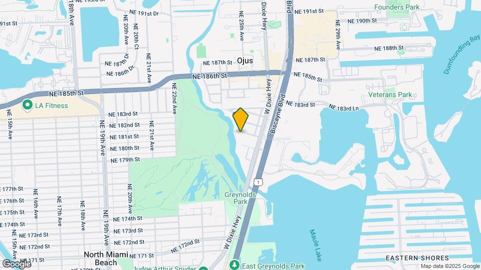 2500 NE 181st St, Unit A2 Map and Location Details