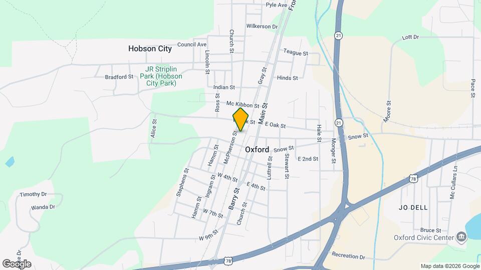 421 McPherson St Map and Location Details