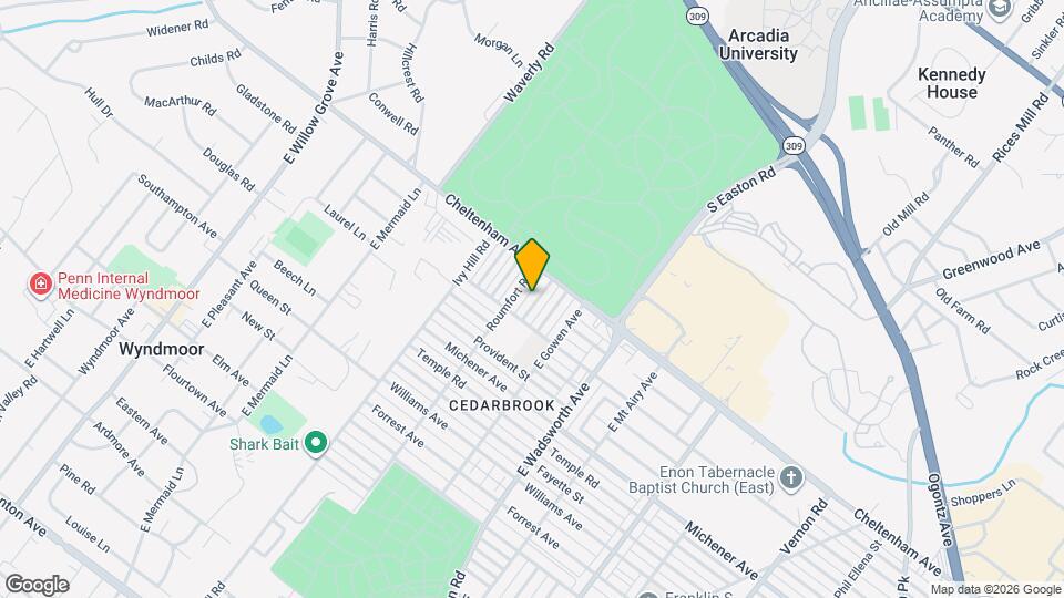 1615 McPherson St Mapa y Detalles de la Ubicación