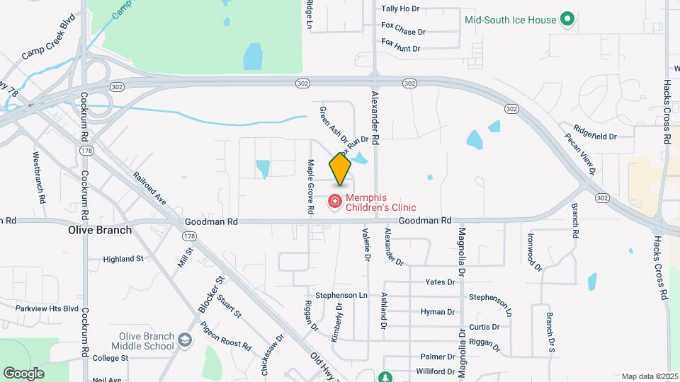 9876 Southern Oak Way Map and Location Details