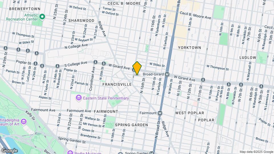 1632 Cambridge St Map and Location Details