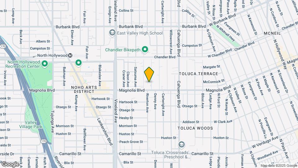 5225 Riverton Ave Map and Location Details