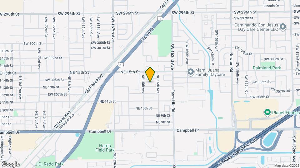 1541 NE 13th St Map and Location Details