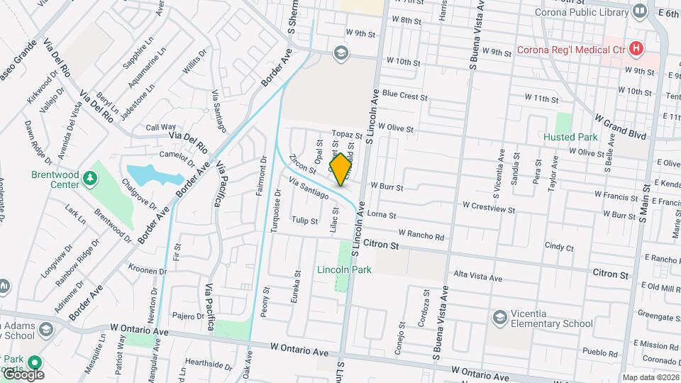1118 Zircon St Map and Location Details